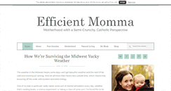 Desktop Screenshot of efficientmomma.com